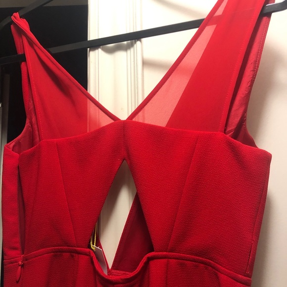 Red BCBG Generation jumpsuit - Picture 3 of 5